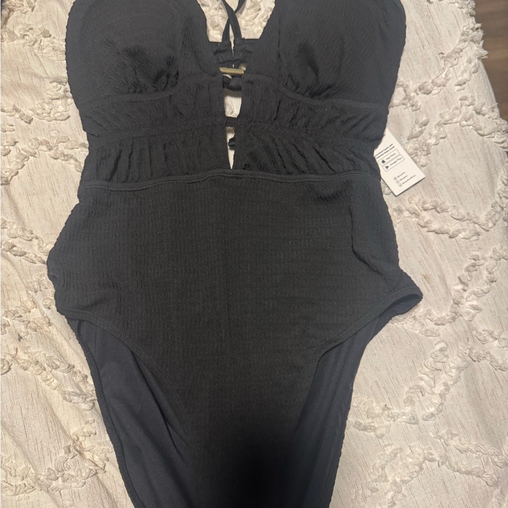 Black One Piece Swimsuit